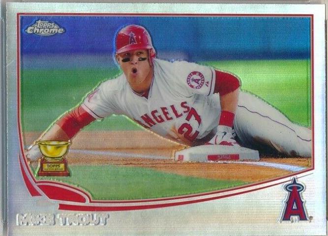 Mike Trout [Sliding Refractor] #1