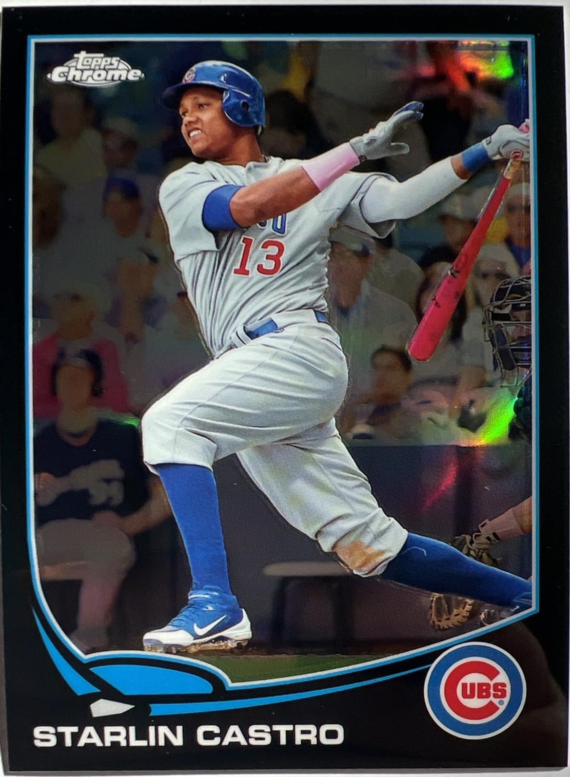 Starlin Castro [Swinging Black Refractor] #84