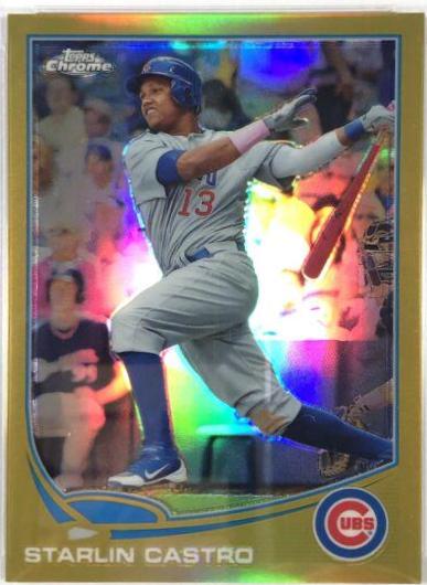 Starlin Castro [Swinging Gold Refractor] #84