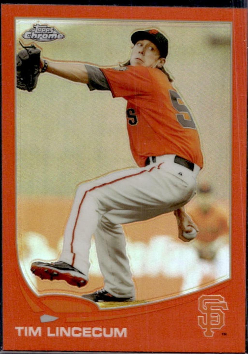 Tim Lincecum [Orange Refractor] #64