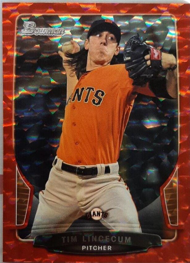 Tim Lincecum [Red Refractor] #64