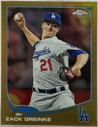 Zach Greinke [Gold Refractor] #161