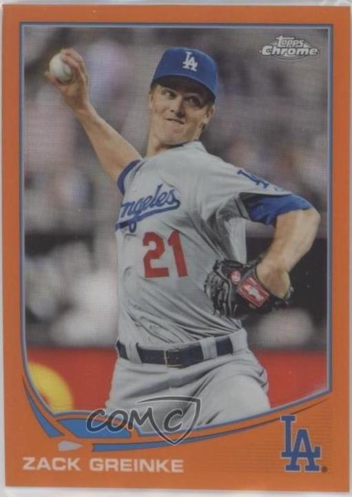 Zack Greinke [Orange Refractor] #161