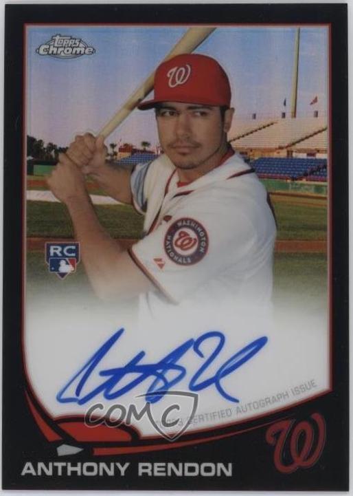 Anthony Rendon [Black Refractor] #128