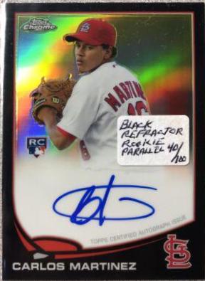 Carlos Martinez [Black Refractor] #107