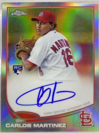 Carlos Martinez [Silver Ink Black Refractor] #107