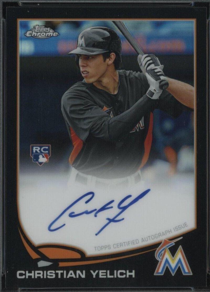 Christian Yelich [Black Refractor] #CY