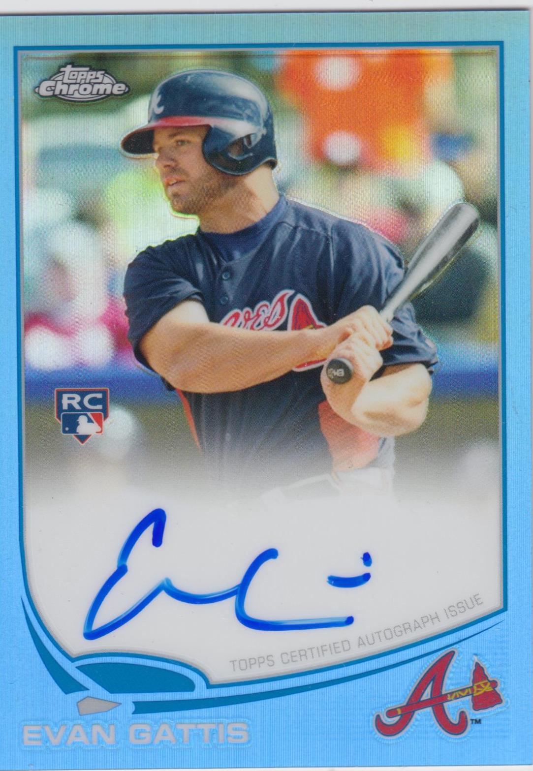 Evan Gattis [Blue Refractor] #148