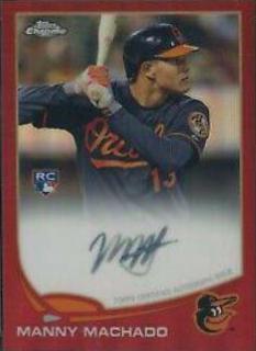 Manny Machado [Red Refractor] #12