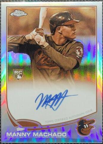 Manny Machado [Sepia Refractor] #12