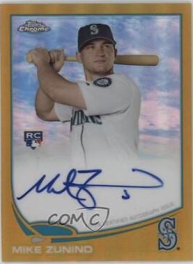 Mike Zunino [Gold Refractor] #MZ