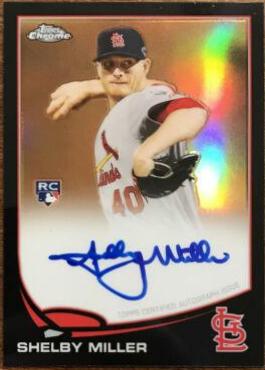 Shelby Miller [Black Refractor] #80