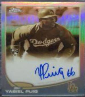 Yasiel Puig [Sepia Refractor] #YP