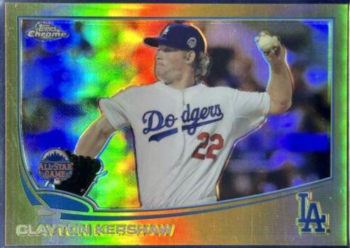 Clayton Kershaw [Gold Refractor] #MB-8