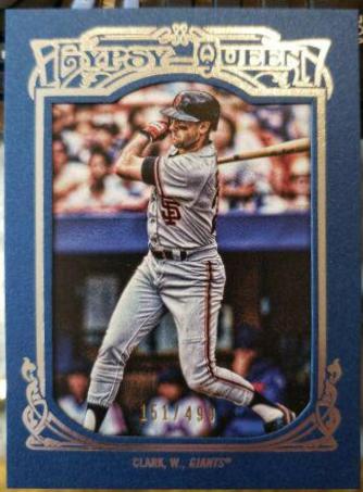 Will Clark [Framed Paper Blue] #163
