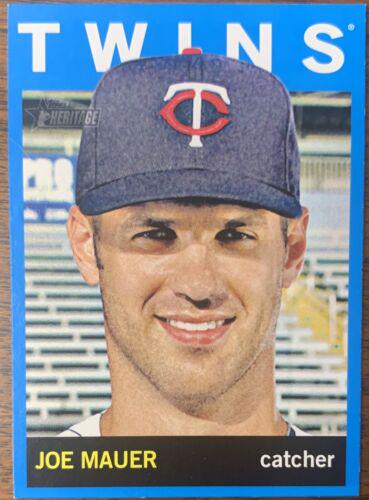 Joe Mauer [With Hat Wal Mart Blue Border] #90