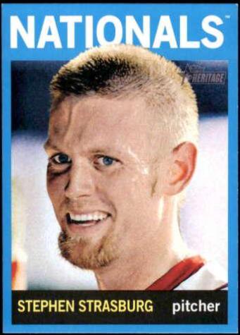 Stephen Strasburg [No Hat Wal Mart Blue Border] #480