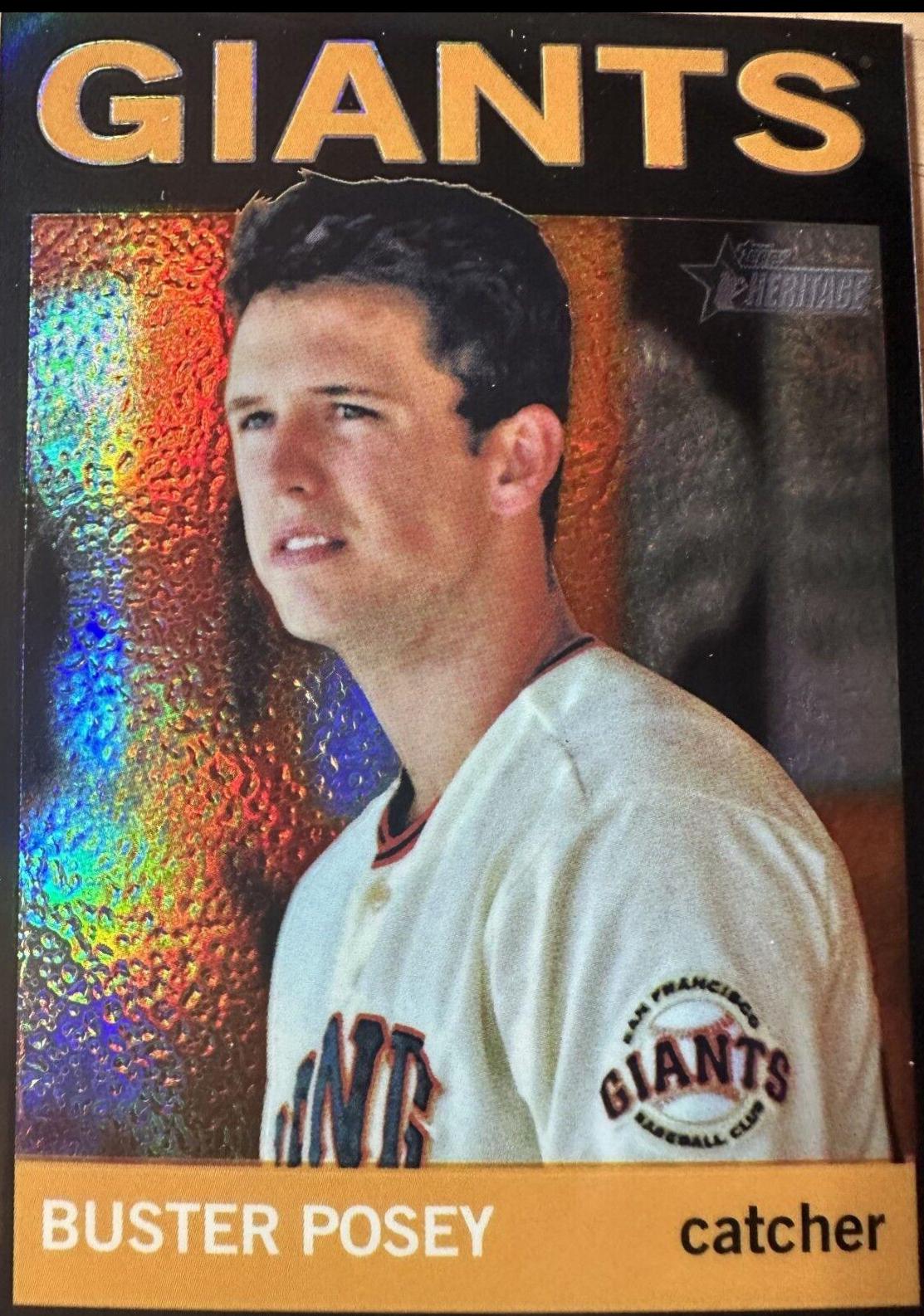 Buster Posey [Black Refractor] #HC20