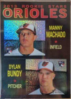 Dylan Bundy, Manny Machado [Black Refractor] #HC94