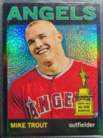 Mike Trout [Black Refractor] #HC10