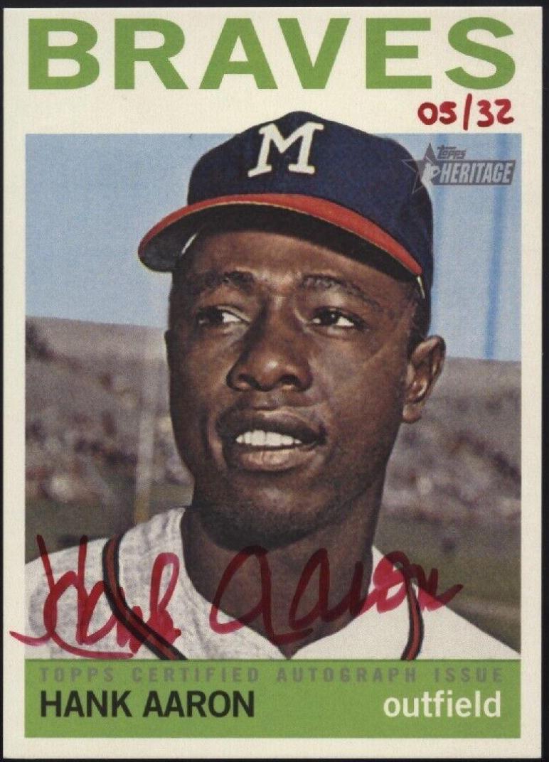 Hank Aaron [Red Ink] #HA