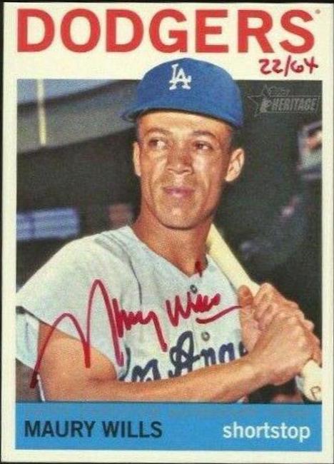 Maury Wills [Red Ink] #MW