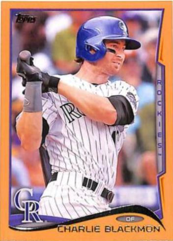 Charlie Blackmon [Orange] #20