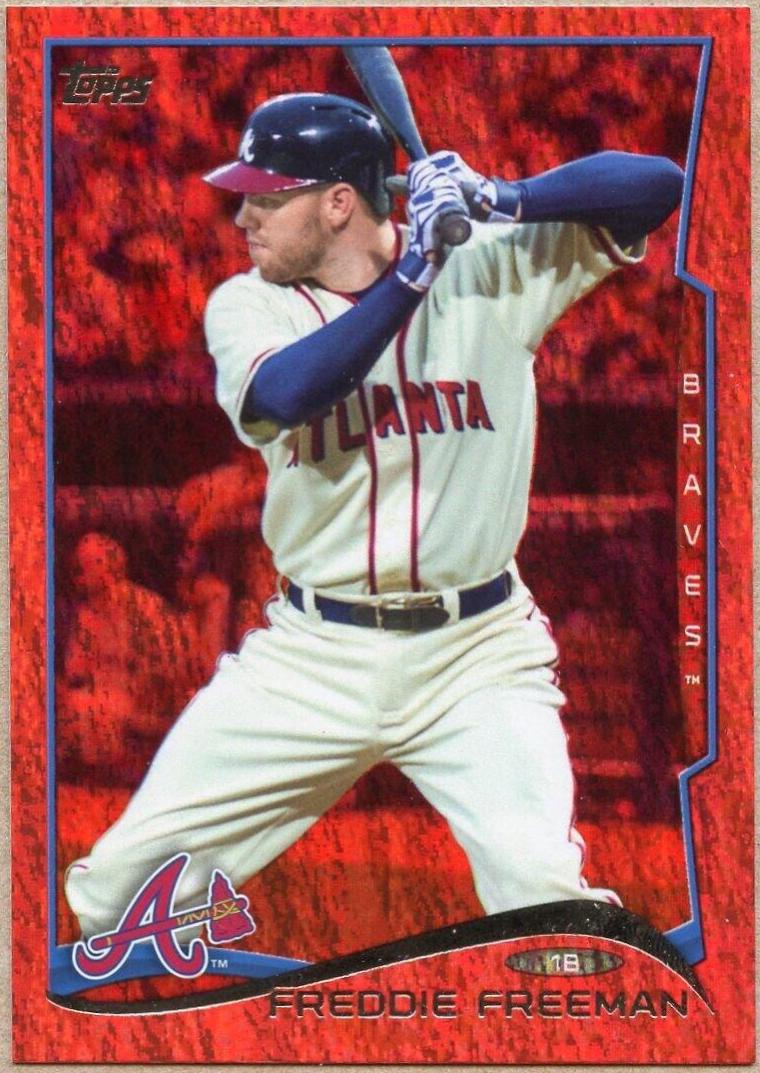 Freddie Freeman [Red Hot Foil] #579