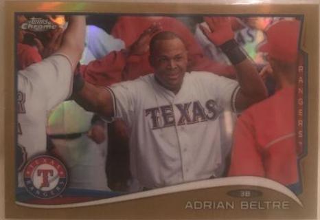 Adrian Beltre [Gold Refractor] #50