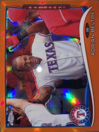Adrian Beltre [Orange Refractor] #50