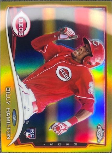 Billy Hamilton [Running Gold Refractor] #75