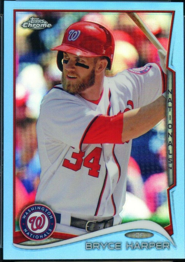Bryce Harper [Batting Blue Refractor] #150