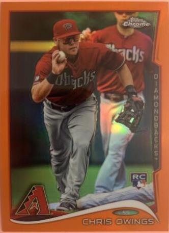 Chris Owings [Black Refractor] #161