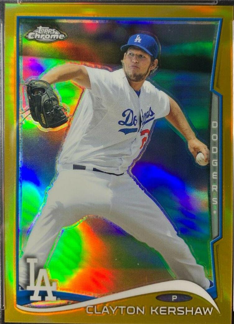 Clayton Kershaw [Gold Refractor] #100