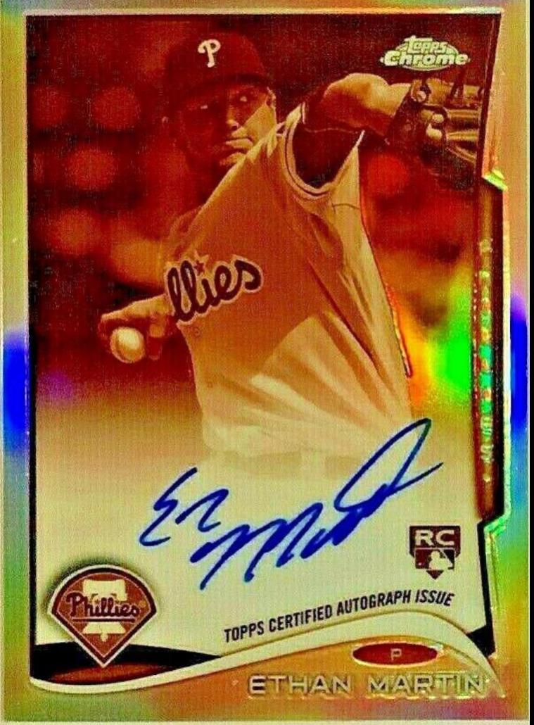 Ethan Martin [Autograph Sepia Refractor] #128
