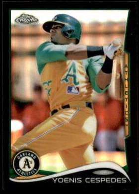 Yoenis Cespedes [Black Refractor] #8