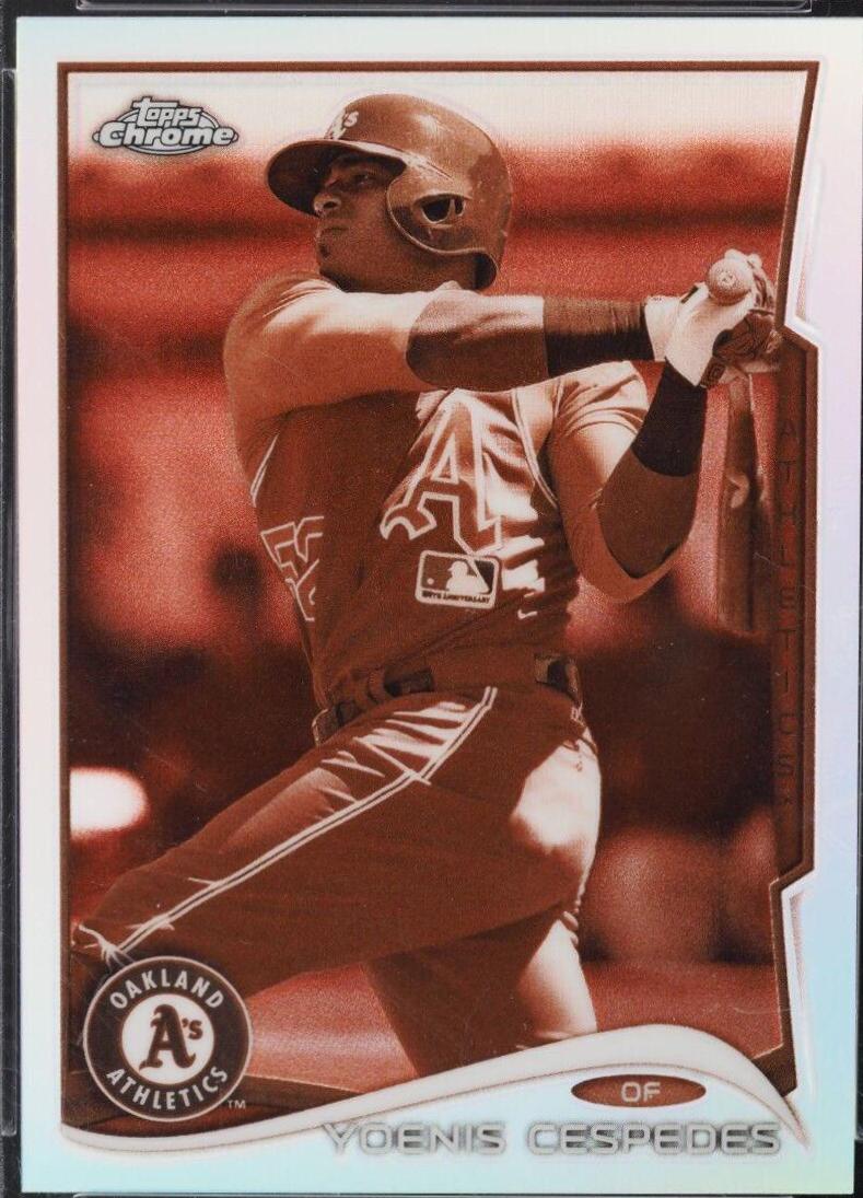 Yoenis Cespedes [Sepia Refractor] #8