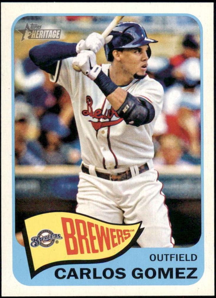 Carlos Gomez [Throwback Batting] #457