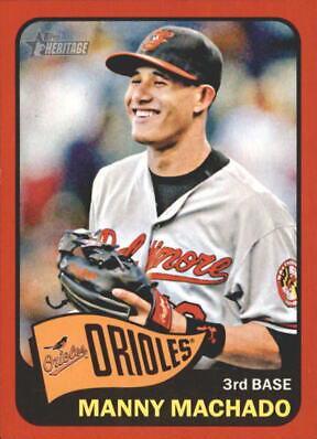 Manny Machado [Portrait Red Border] #150