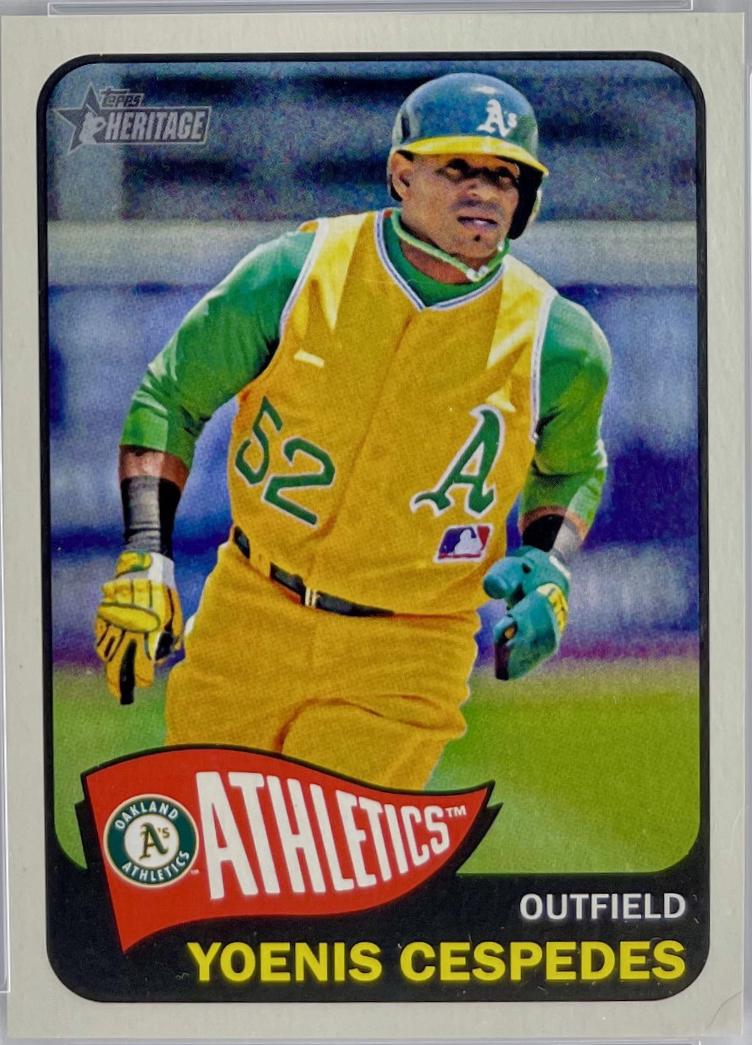 Yoenis Cespedes [Throwback Yellow Uniform] #425
