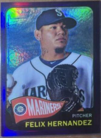 Felix Hernandez [Team Logo Refractor] #482