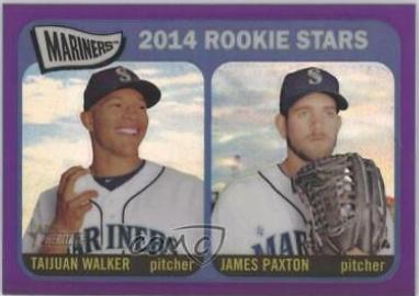 James Paxton, Taijuan Walker [Purple Refractor] #354