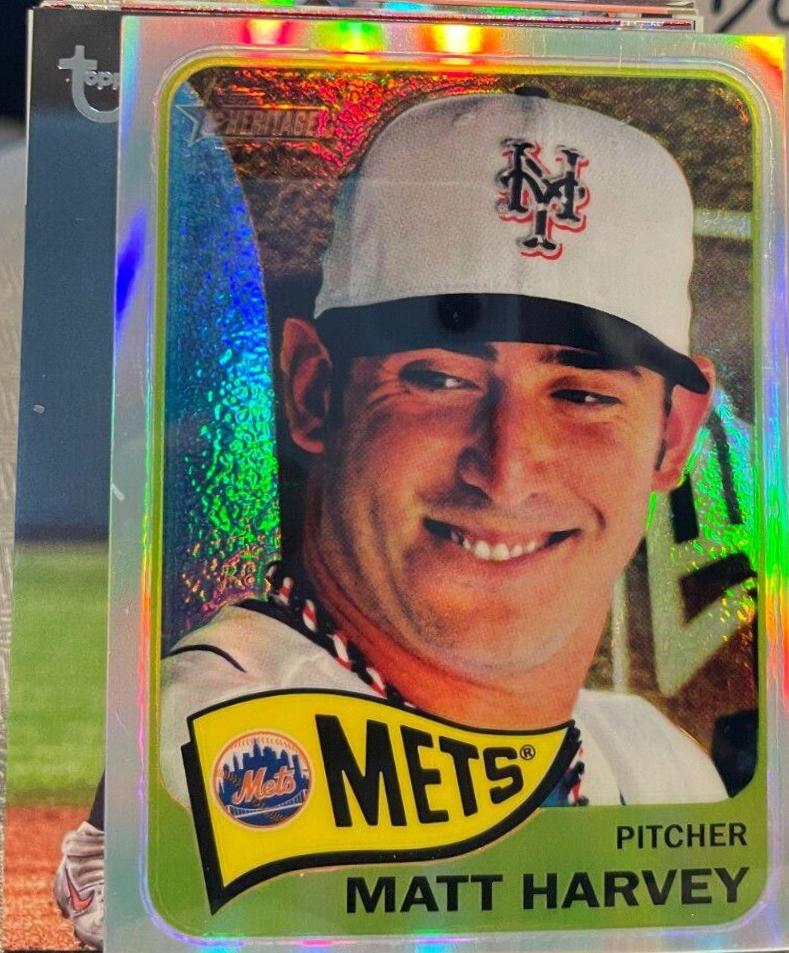 Matt Harvey [Team Logo Refractor] #490
