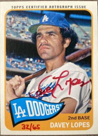 Davey Lopes [Red Ink] #DLO