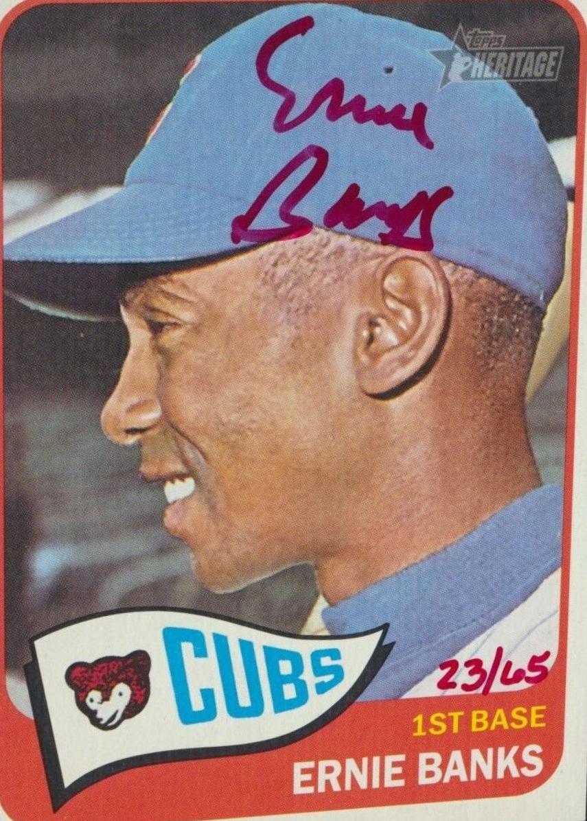 Ernie Banks [Red Ink] #EB