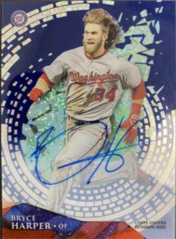 Bryce Harper [Autograph Blue Dots Diffractor] #HT-BH
