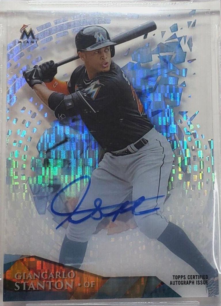 Giancarlo Stanton [Autograph Disco Diffractor] #HTGST