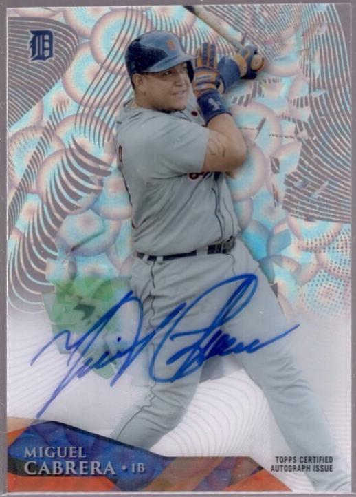 Miguel Cabrera [Autograph Clouds Diffractor] #HT-MC
