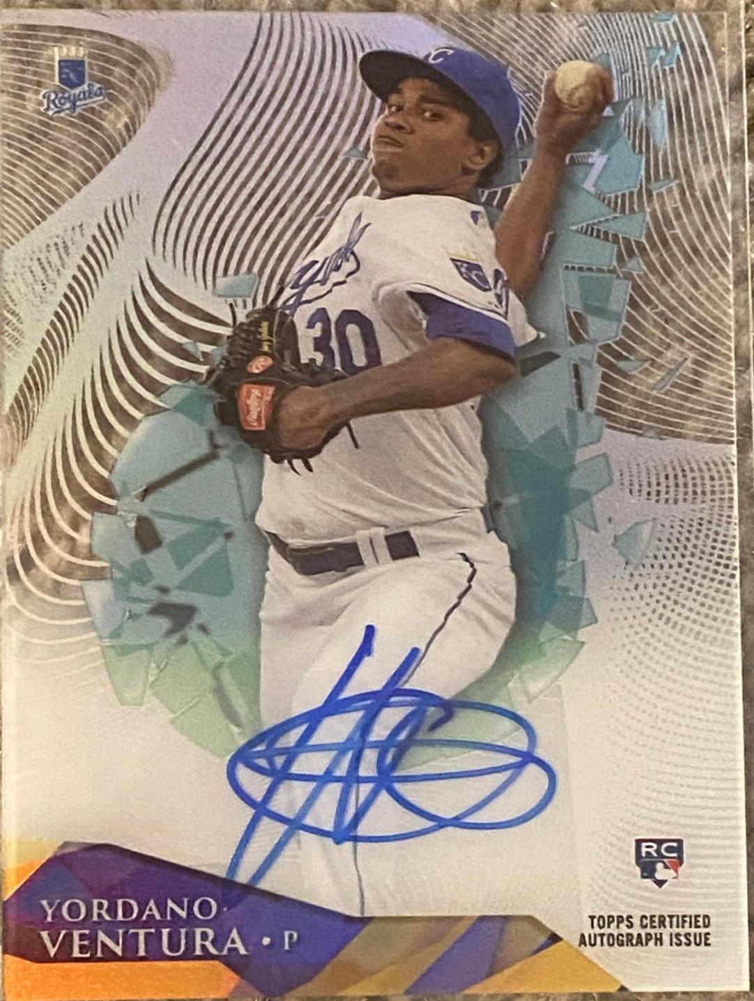 Yordano Ventura [Autograph] #HT-YV