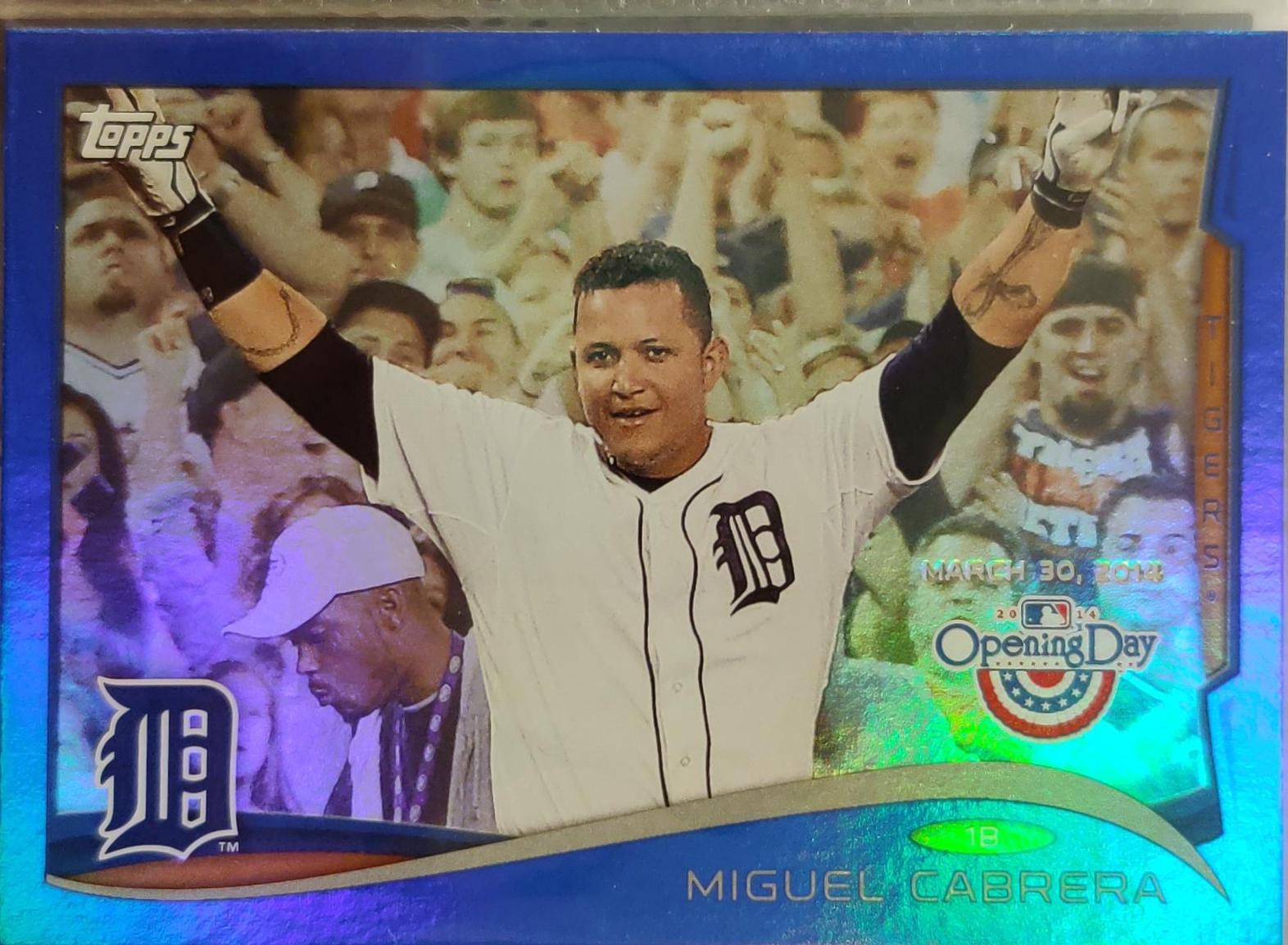 Miguel Cabrera [Arms Up Blue] #100